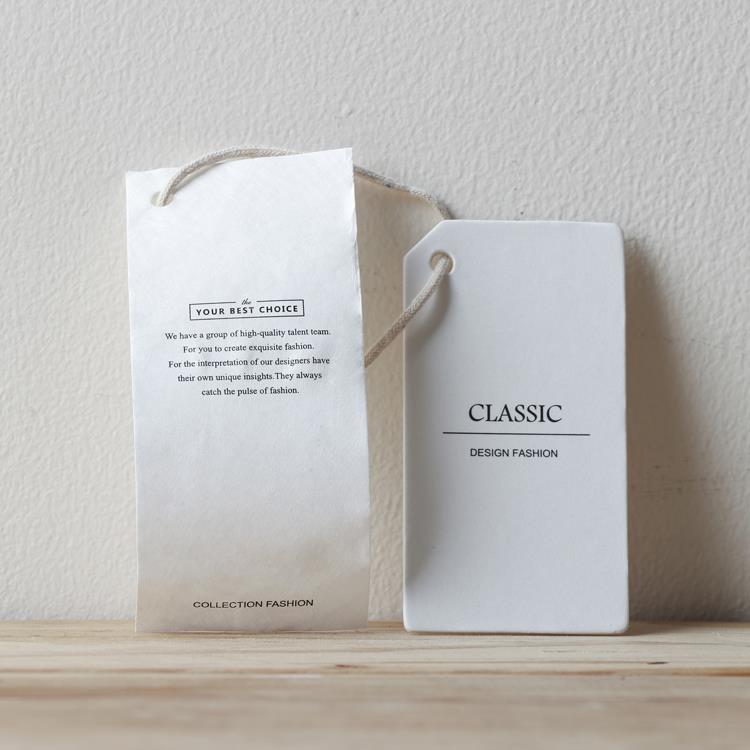 thick cardboard hang tag