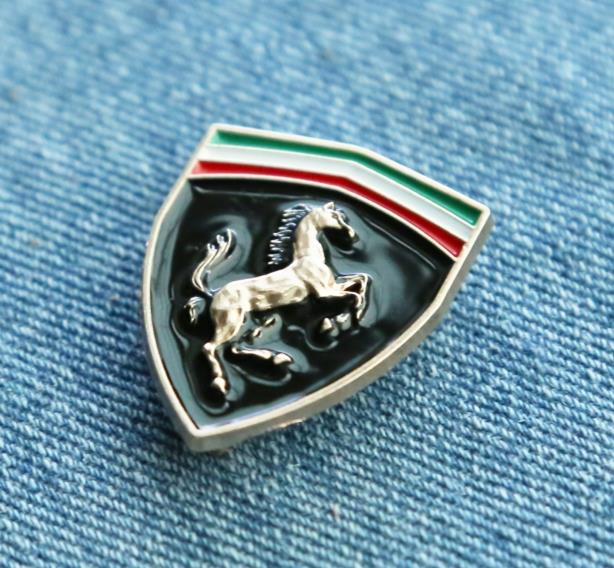 Enamel Metal Logo Tag With Pins
