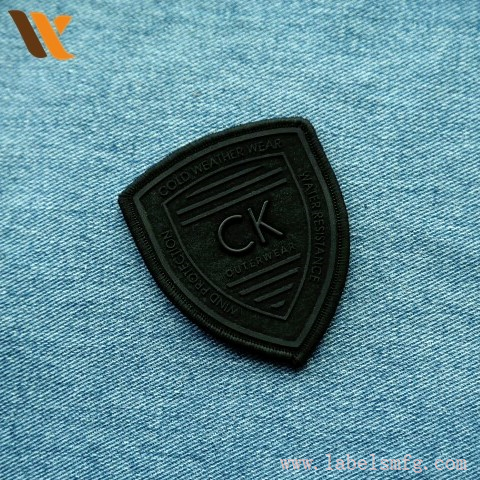 Custom Felt Patch With 3D Silicone Metal Logo Custom Felt Patch With 3D Silicone Metal Logo