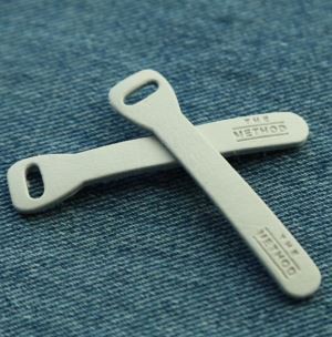 Puller con cerniera in pelle reversibile con logo personalizzato
