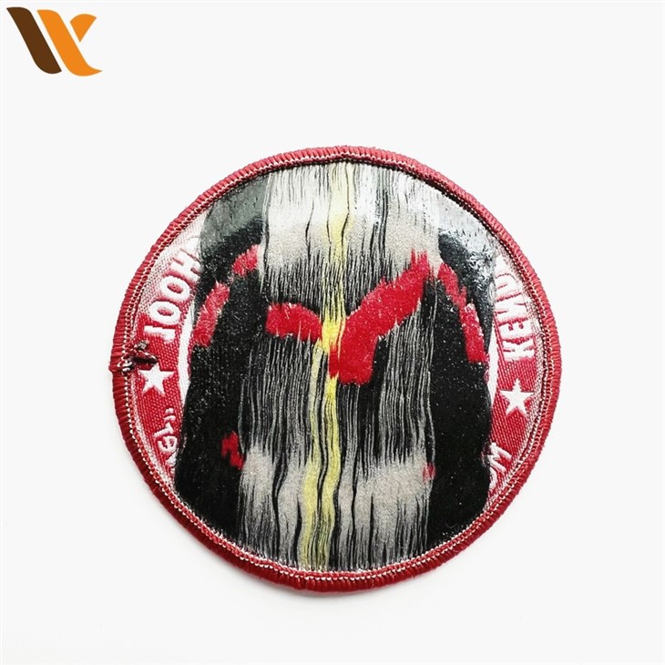 Red Classic High School Woven Patch 3